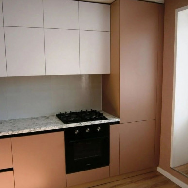 Кухня с фасадами из матовой эмали мк-65 - дополнительное фото